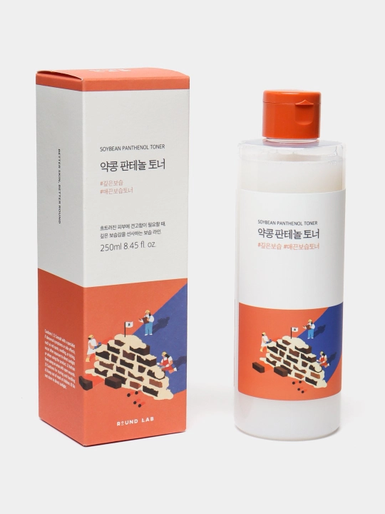 Тонер для проблемной кожи, Round Lab, Soybean Panthenol va cica, 250 мл