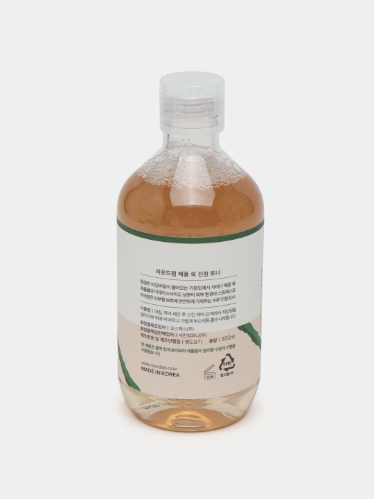 Shuvoq bilan tinchlantiruvchi toner, Round Lab, Mugwort Calming Toner, 300 ml