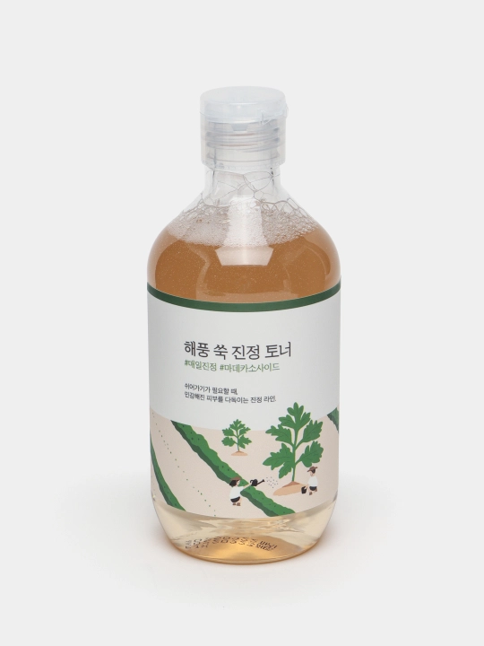 Shuvoq bilan tinchlantiruvchi toner, Round Lab, Mugwort Calming Toner, 300 ml