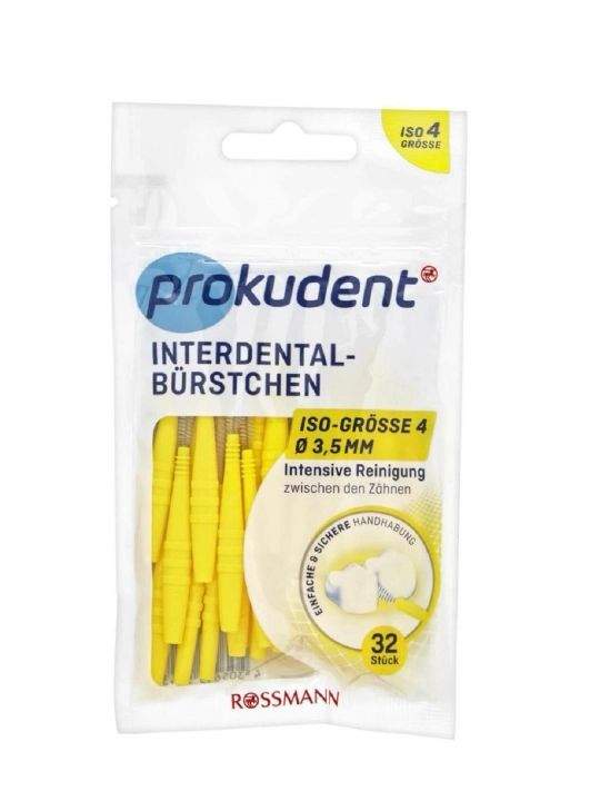 Межзубные ёршики для брекетов Prokudent 0,7 мм, 32 штуки