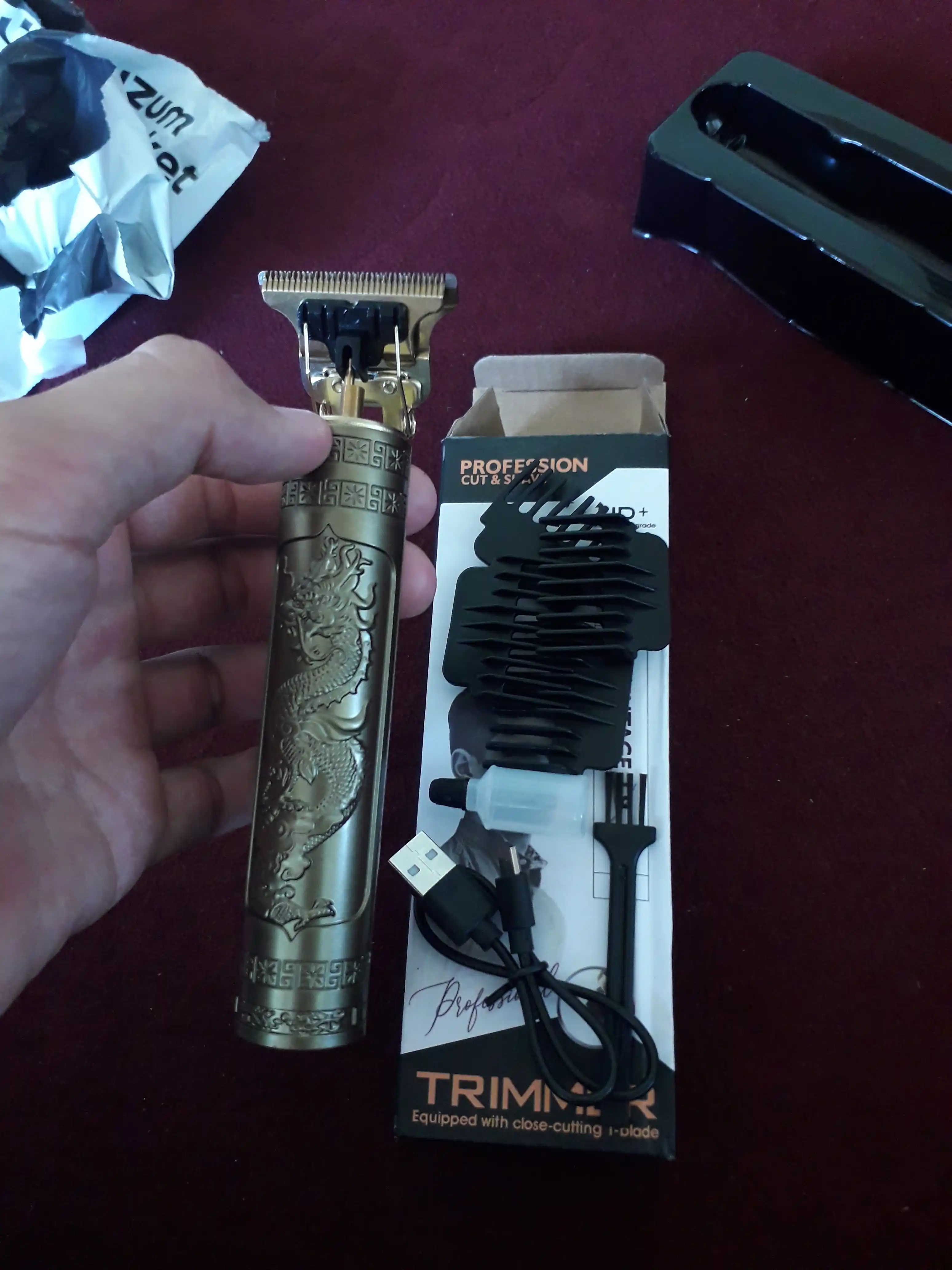 Trimmer, soch va soqol oladigan mashinka, vintage T9