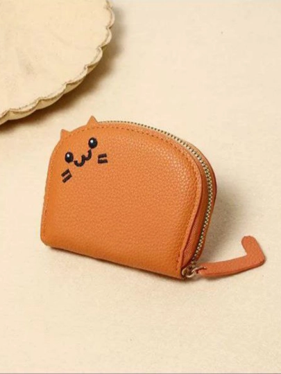Кошелек для женщин и девочек, для карт и денег — ANORBAG-KASHMU-ОРАНЖ