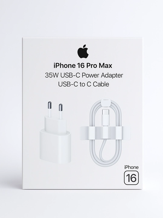 Быстрая зарядка 35W USB-C to Lightn15ing, Type-C + USB-C кабель для iPhone 14, 15, 16 - 