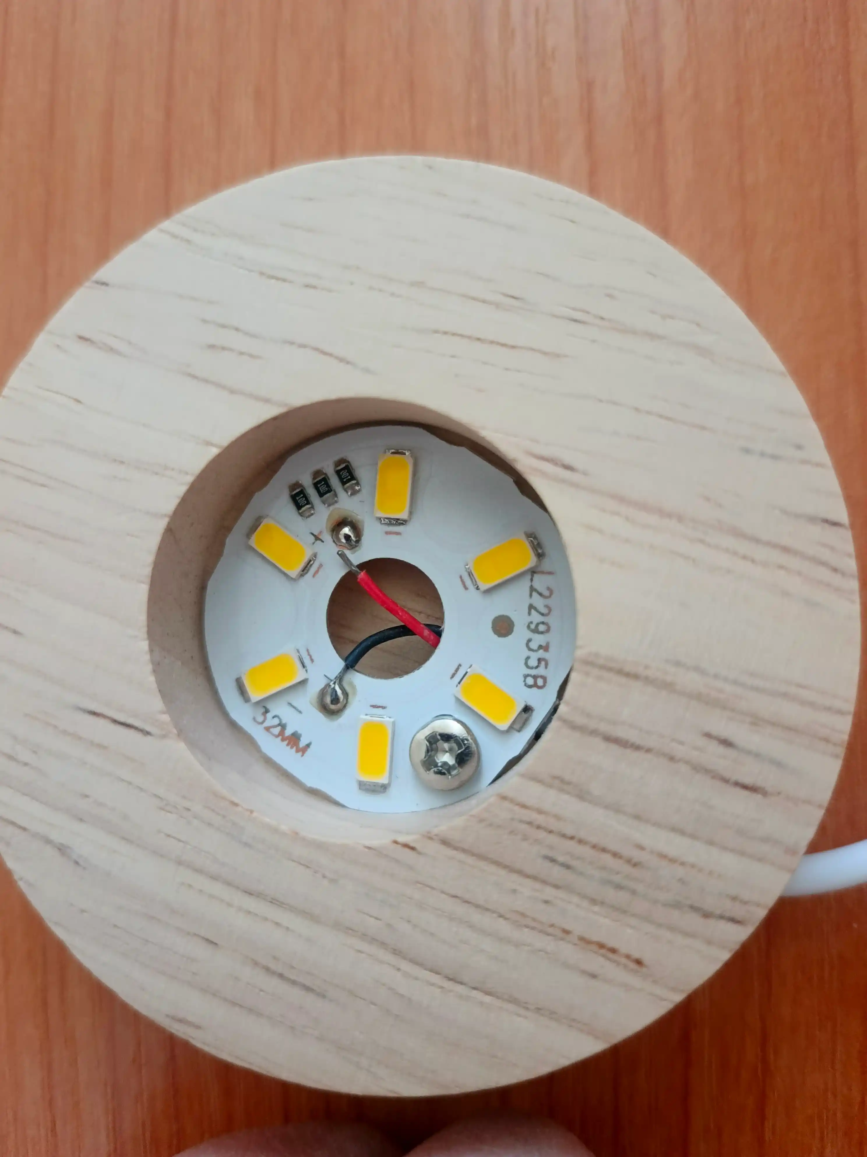 Kristall shar 3D tungi chiroq, stressga qarshi, stol usti, LED, bolalar uchun