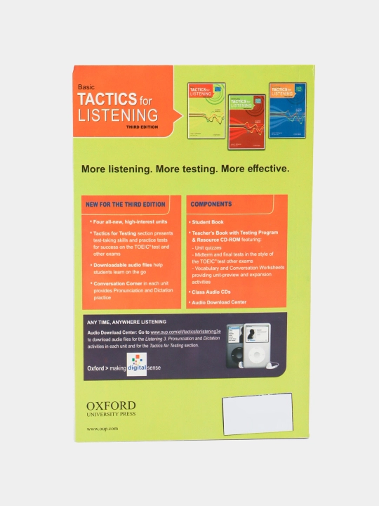 Basic Developing Expanding TACTICS for LISTENING Third Edition taksiks