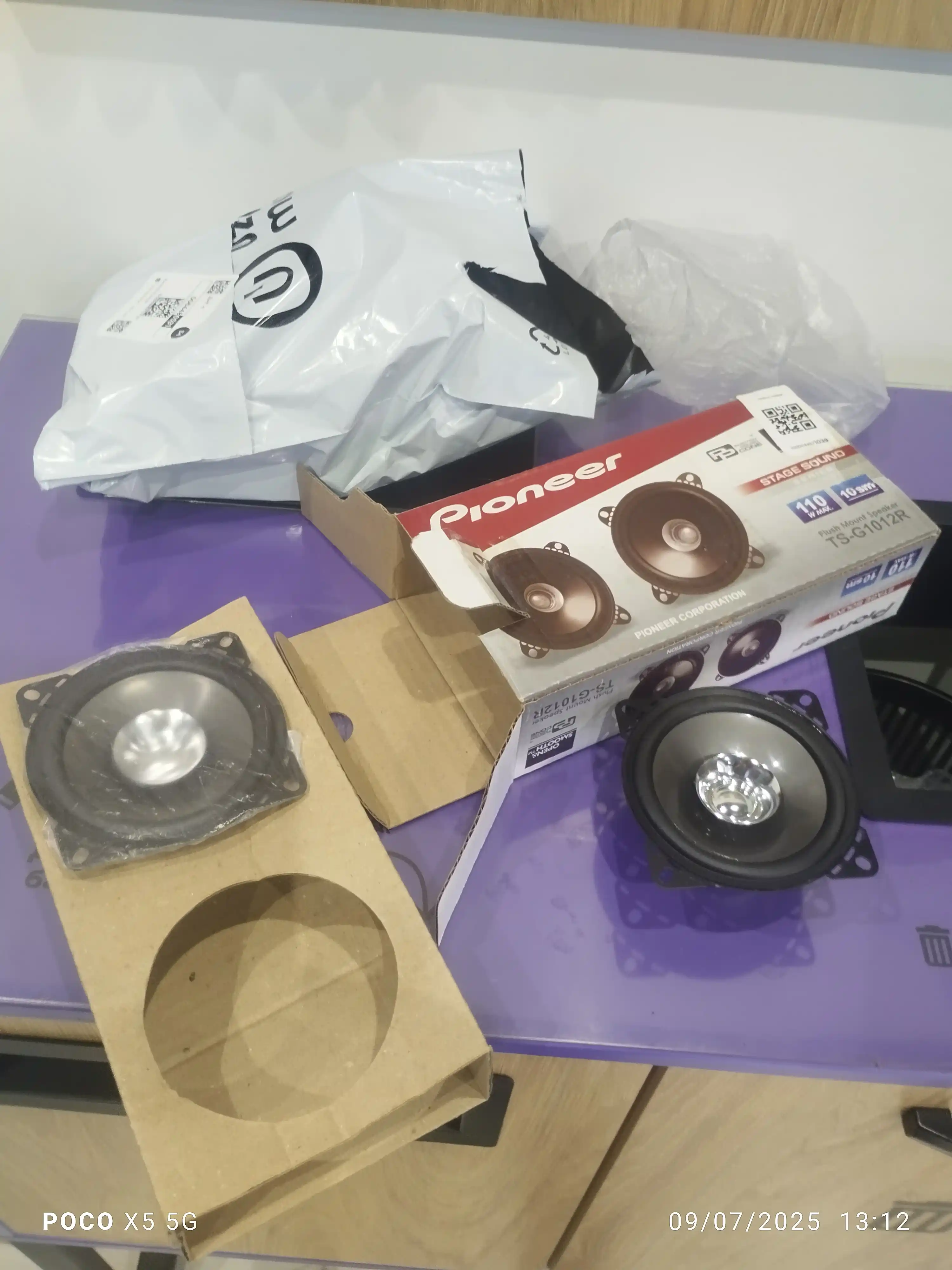 Колонки Pioneer, 10 см размер, Matiz, Spark, Nexia 1-2, Damas и другие