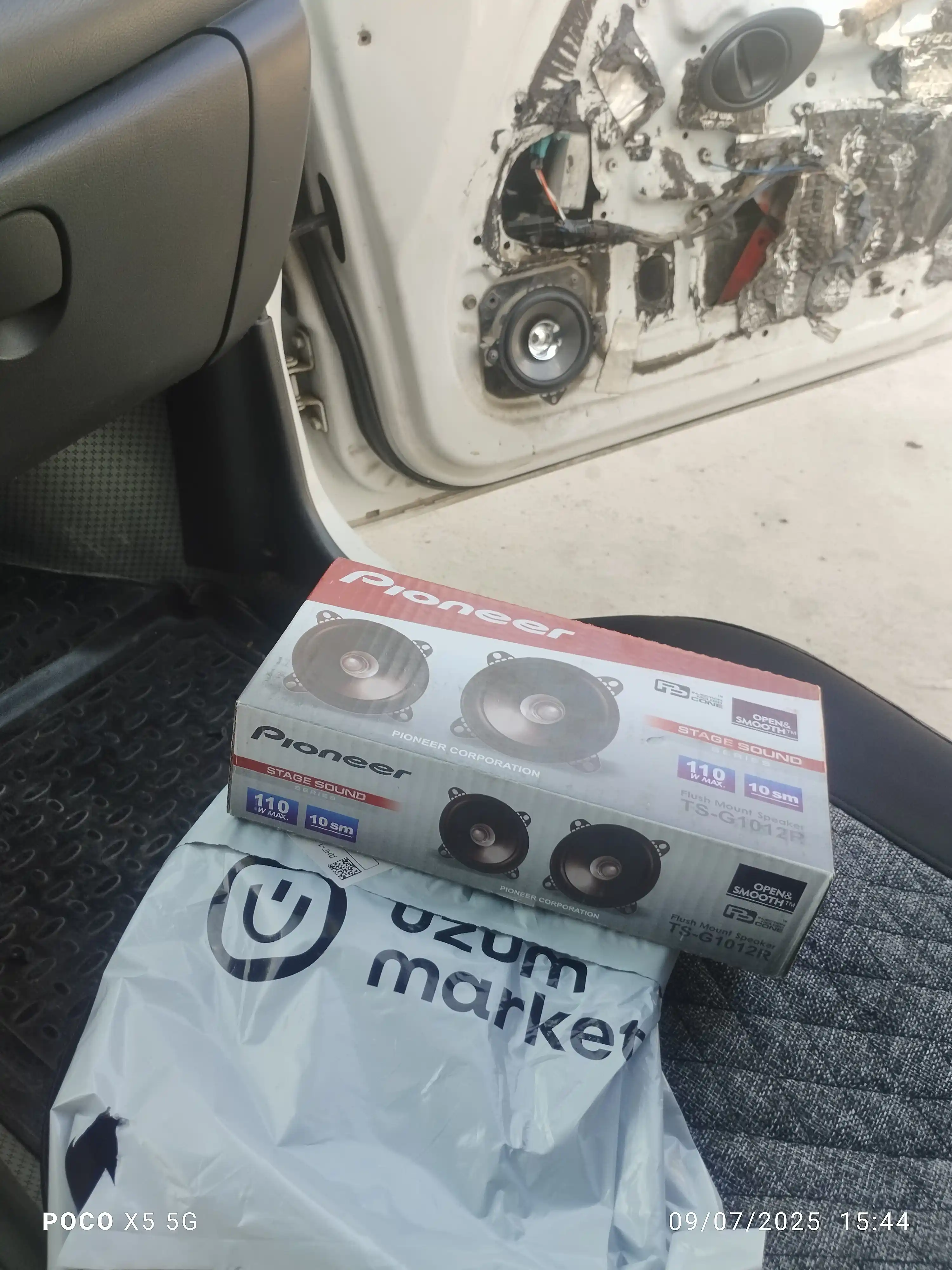 Колонки Pioneer, 10 см размер, Matiz, Spark, Nexia 1-2, Damas и другие