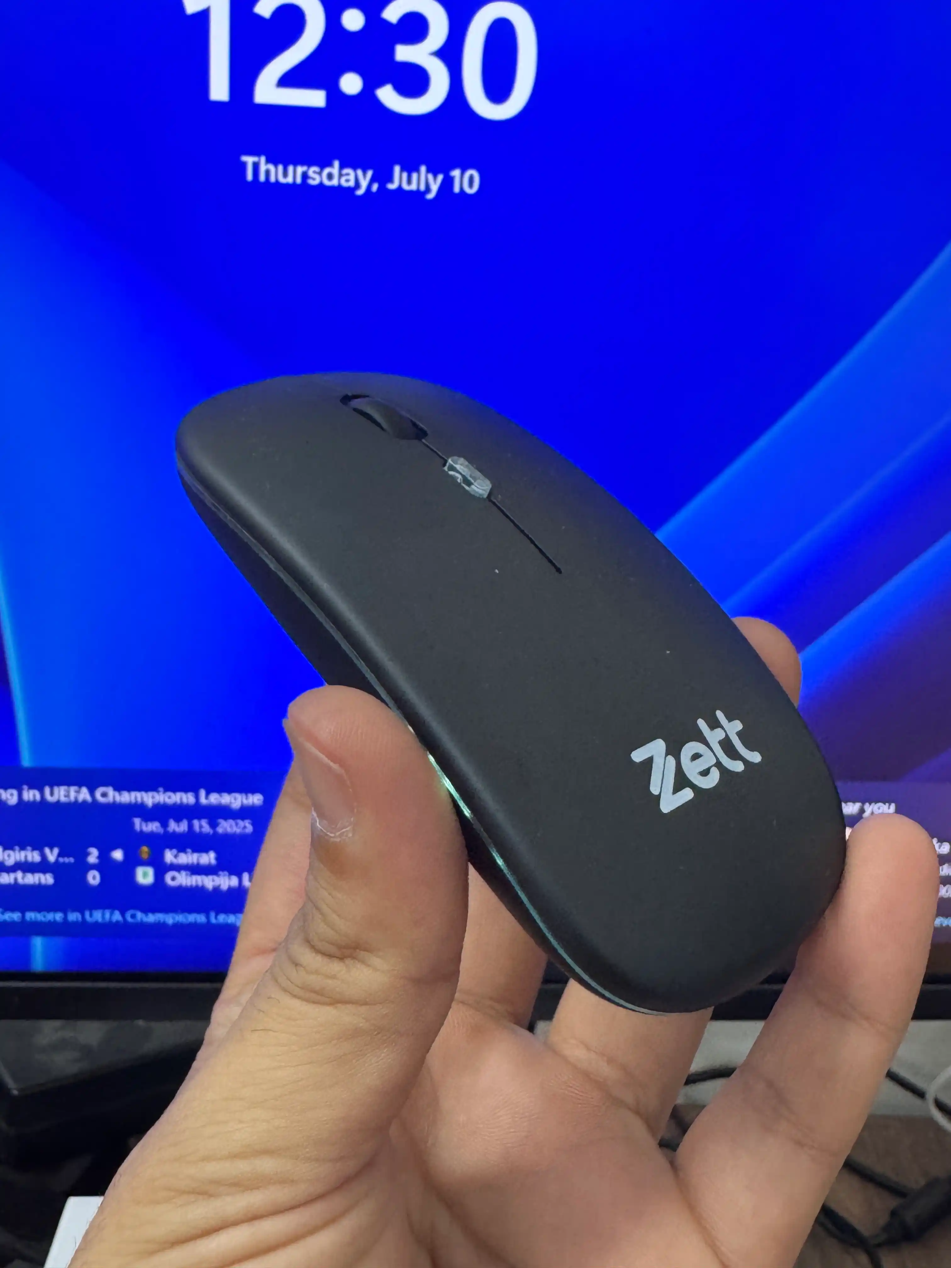 Zett simsiz kompyuter sichqonchasi, Bluetooth va USB-C bilan