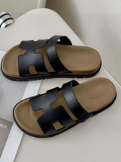 Hermes, Летние тапочки для женщин и девочек, сделано в Китае — LUSTYLE-ТАПОЧ1-ЧЕРН-3839