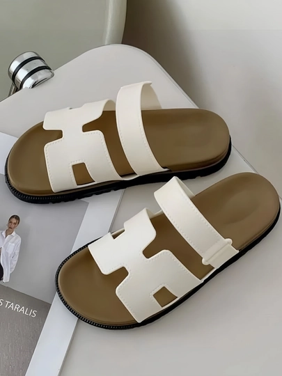 Hermes, Летние тапочки для женщин и девочек, сделано в Китае — LUSTYLE-ТАПОЧ1-БЕЖЕВ-3637