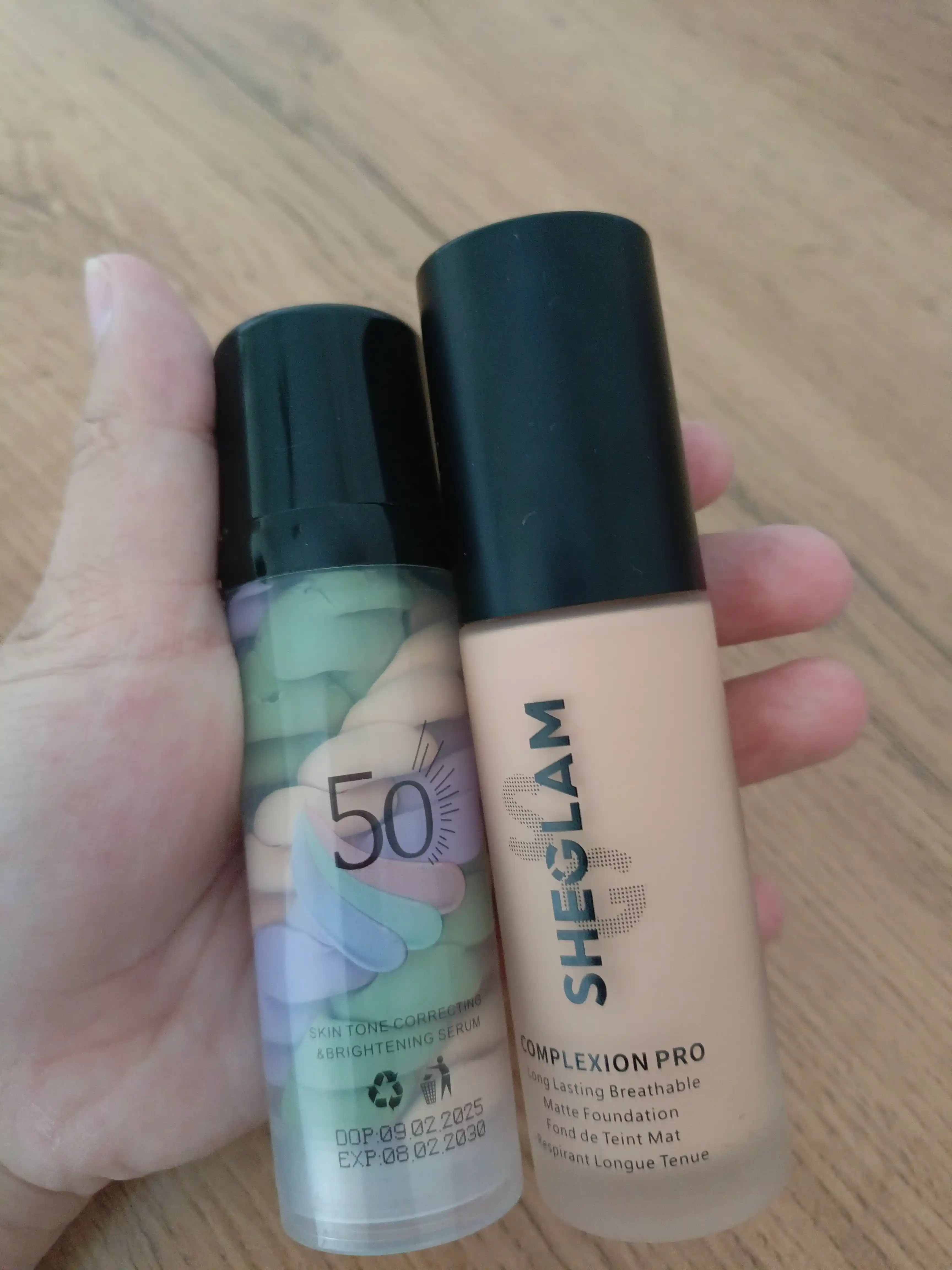 Uch rangli makiyaj uchun TUZ 50 bazasi, yuz praymeri, yuz bo'yanish bazasi, 35 ml
