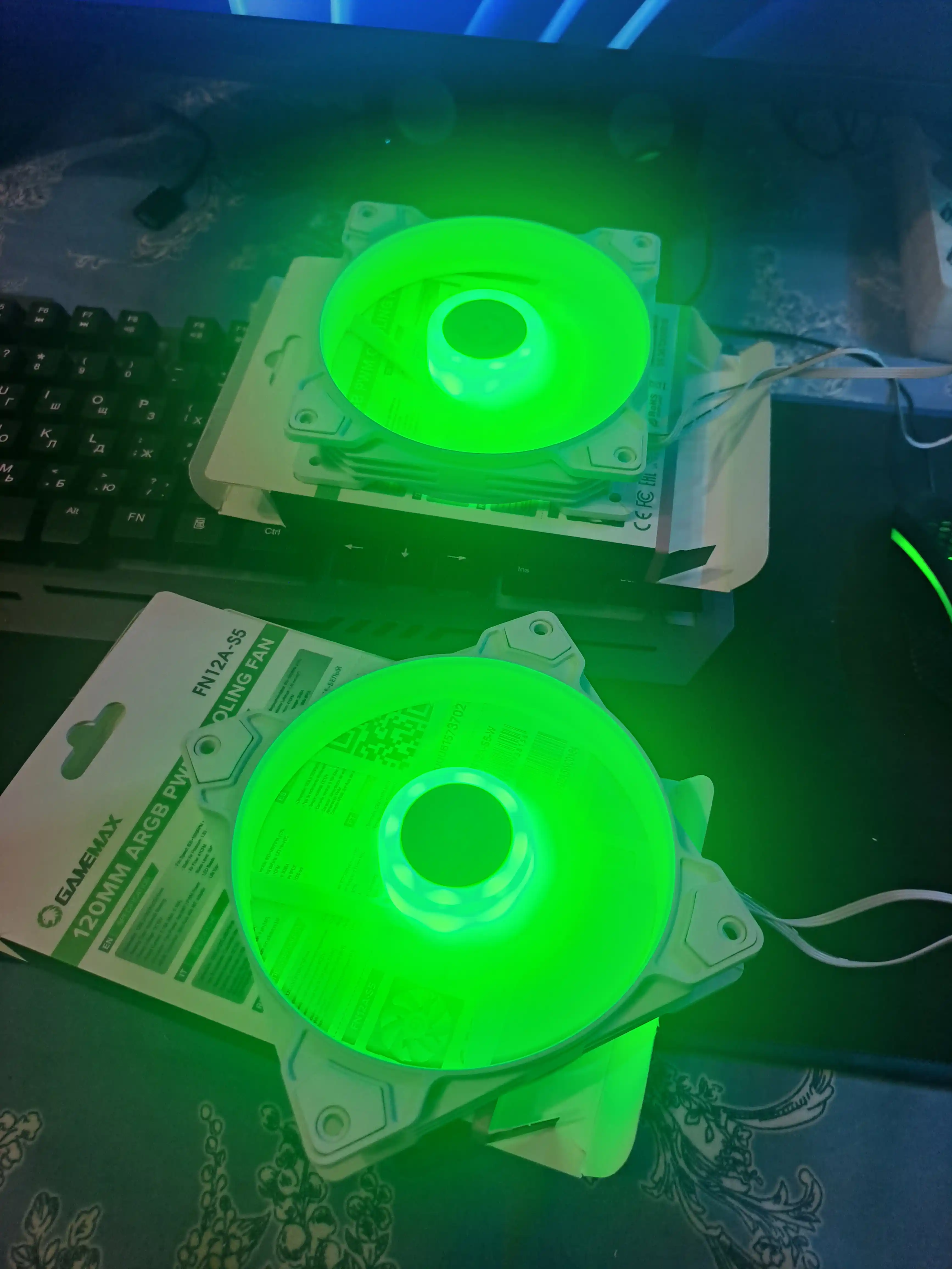 GameMax FN12A-S5 120 mm ARGB yorug‘likli, PWM boshqaruvli korpus ventilyatori