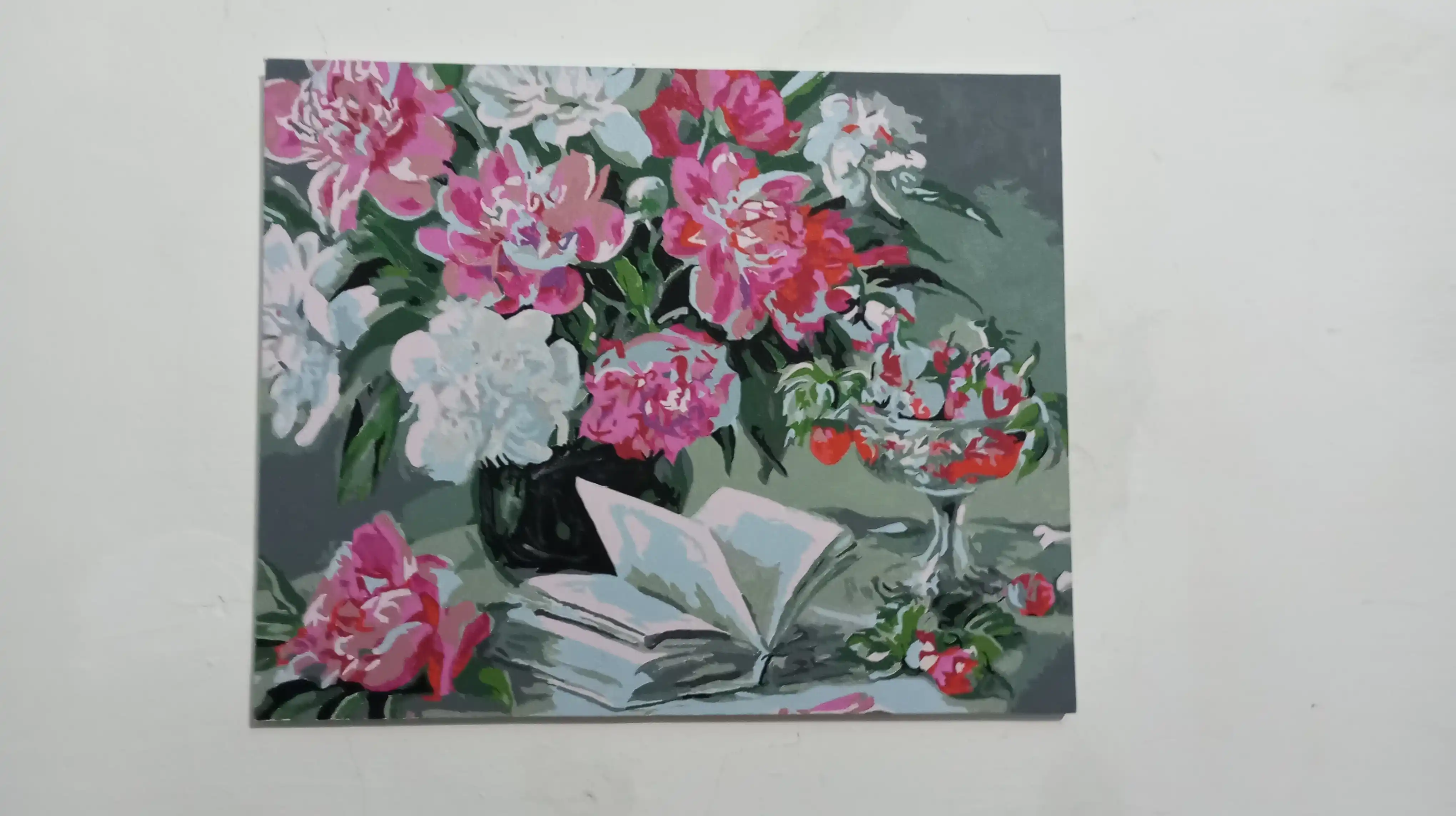 Raqamlar bo'yicha rasm chizish ARTERY Gullar, holstda chizmachilik 40 * 50 sm