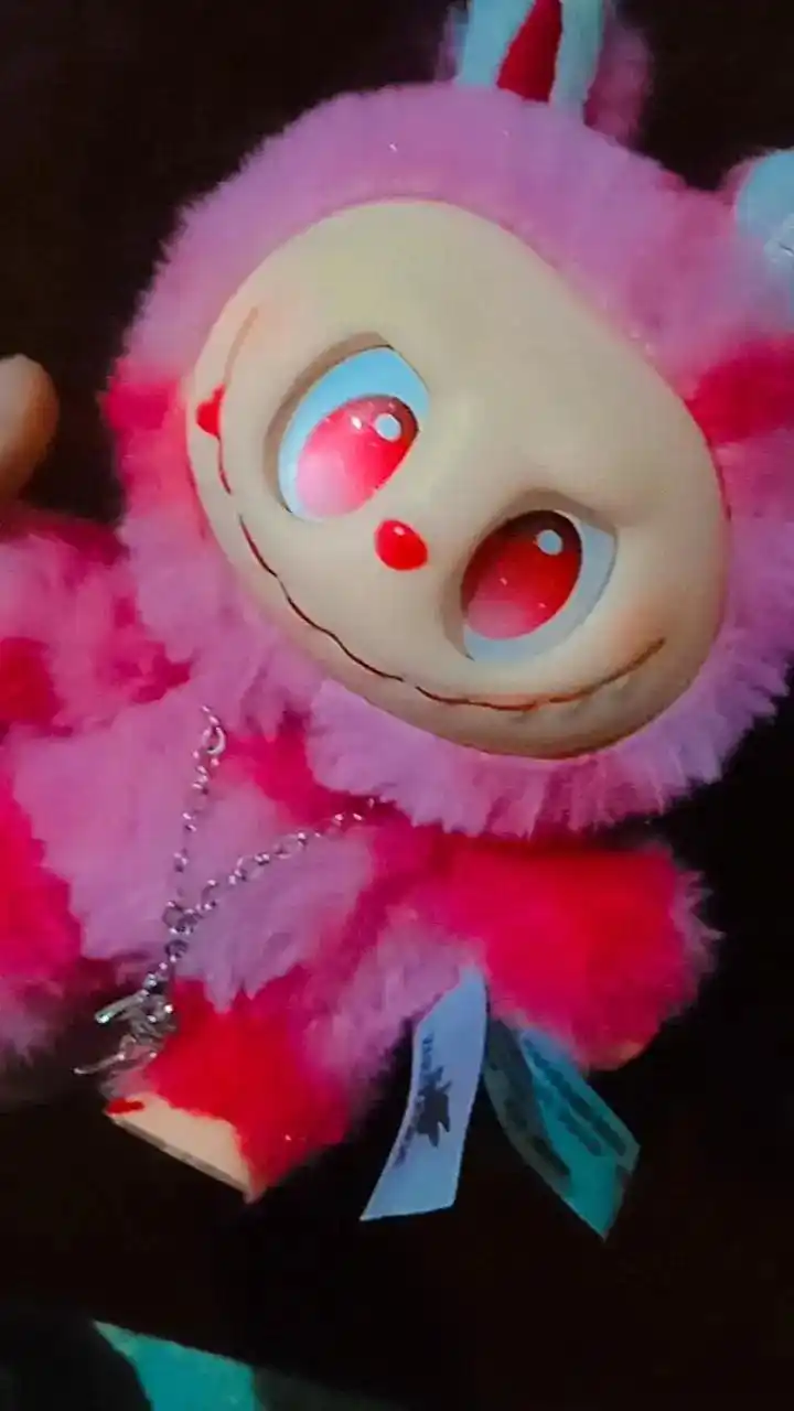 POP MART Labubu The Monsters o‘yinchoq-brelok,1 dona,tasodifiy rang, STICH o‘yinchoq brelok