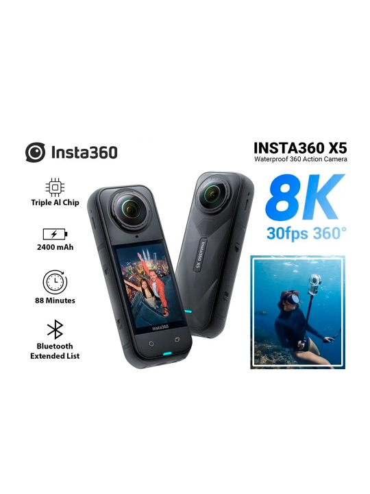 360 gradus kamera Insta360 X5 - 
