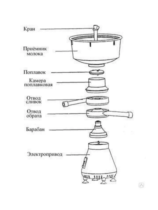 Elektroseparator "Rotor" Rossiya, 55 litr\soat