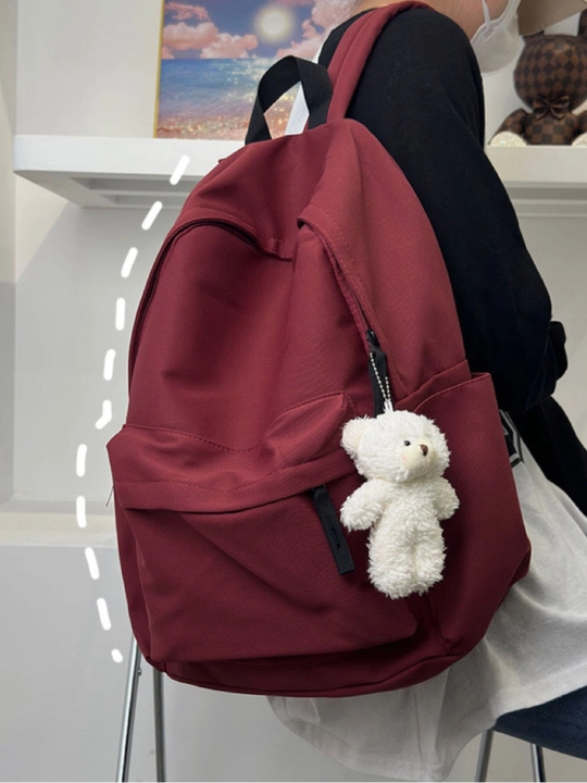Erkaklar va ayollar uchun ryukzaklar, unisex, brelokli universal