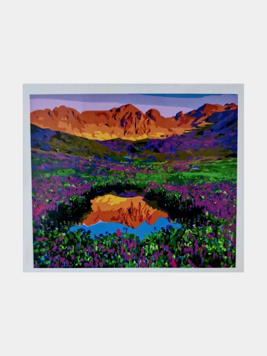 Алмазная мозаика на холсте с подрамником, 20×30 см - 