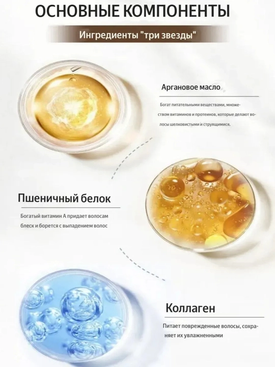 Маска для волос Karseell с мака эссенцией, кератином и коллагеном для восстановления