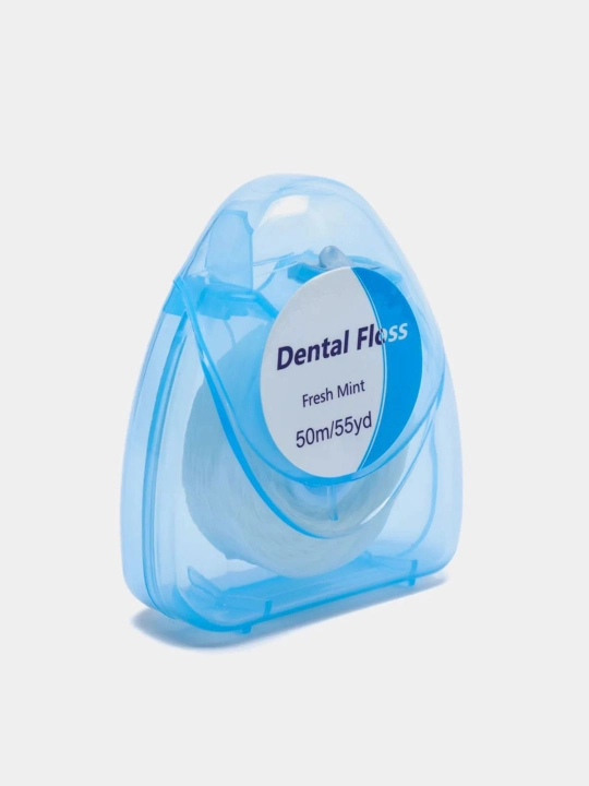 Tish ipi Dental floss, mumlangan, yalpizli, og'izni parvarish qilish, 50 m