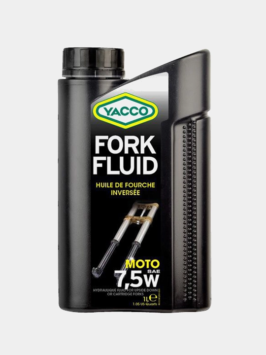 YACCO FORK FLUID 5W/7.5W/10W/20W vilka moyi, 1 litr, barqarorlik va yuqori himoya