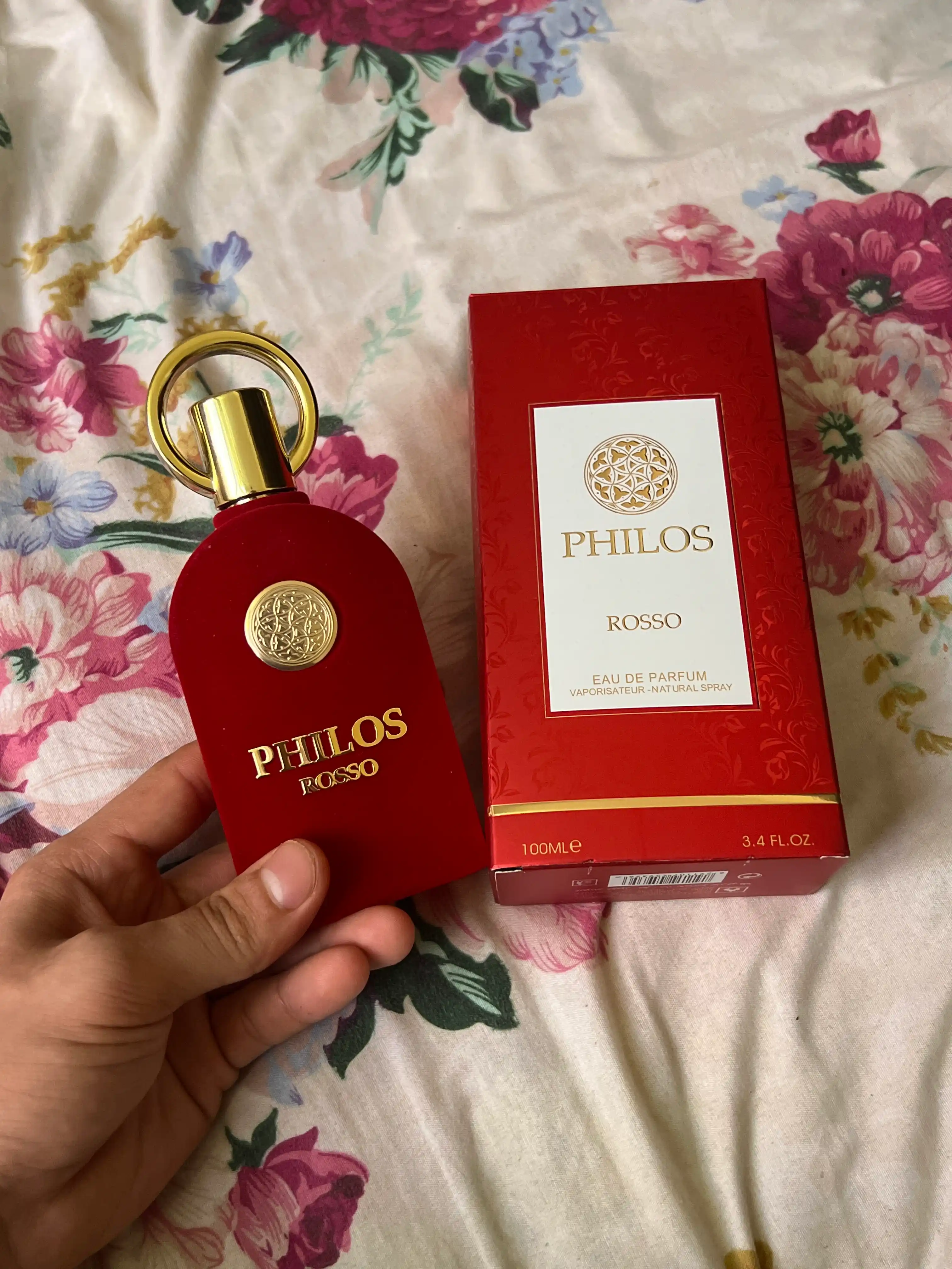 Parfyumlangan suv ayollar va erkaklar uchun Philos Rosso, 100 ml Dubay