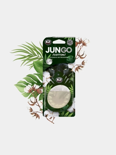 K2 JUNGO MIX Мембранный автомобильный ароматизатора: вишня, лимон, хлопок, апельсин — FRZ-V360-БЕЛЫЙ