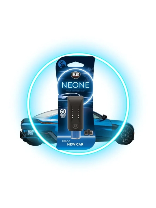 K2 NEON MIX Ароматизатор автомобильный, новая машина, эвкалипт, апельсин и хлопок