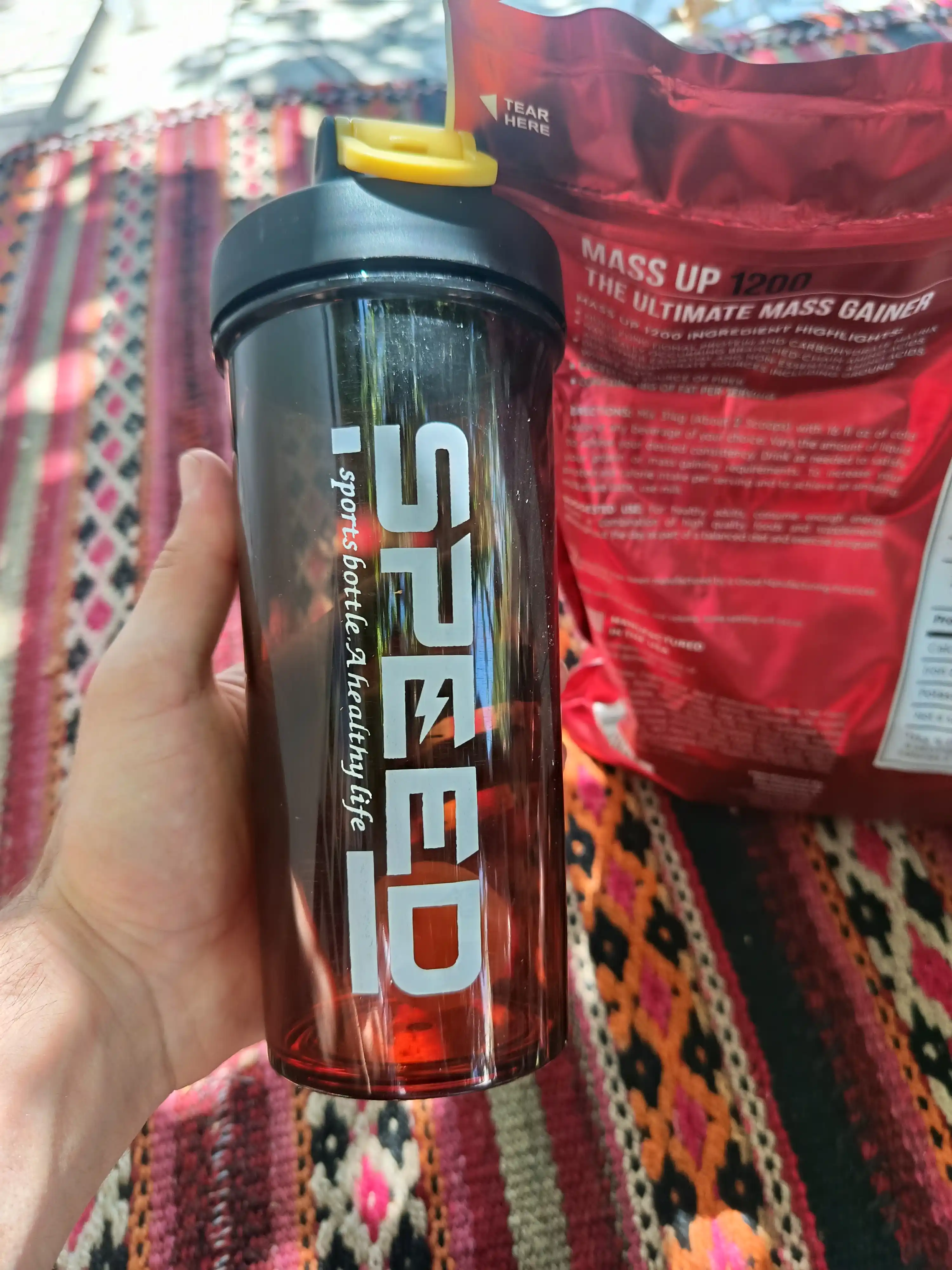 Shaker shishasi, sport, spiral bilan