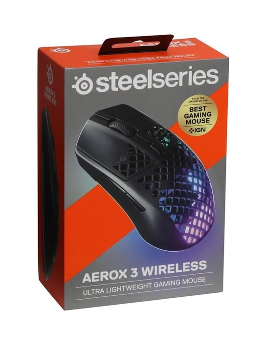 SteelSeries Aerox 3 Wireless сверхлёгкая cверхбыстрая игровая мышь