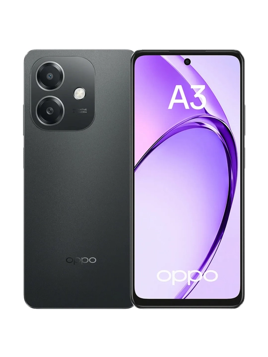 Smartfon OPPO A3 6/128GB, 6/256GB, 6.67" 90Hz, 5100mAh, 45W, harbiy standart, kafolatli
