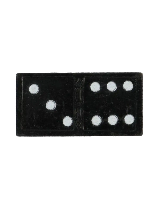 Домино классическая игра, 28 костей, в кожаном футляре, 6+