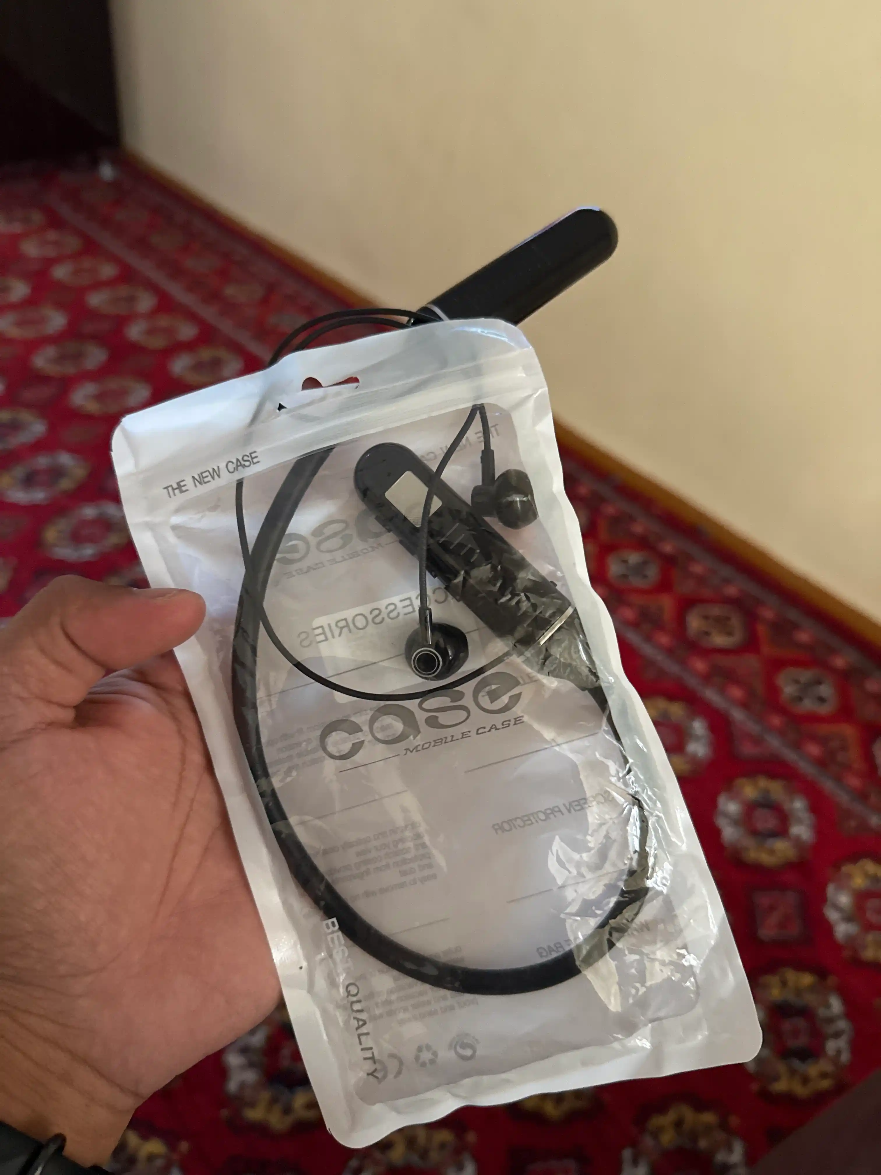 12D simsiz Bluetooth quloqchinlar, ichki kanalli, bo‘yin gardishi bilan