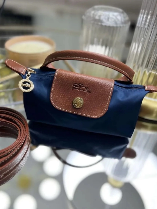 Сумка женская, в стиле мини Longchamp Le Pliage, компактная через плечо