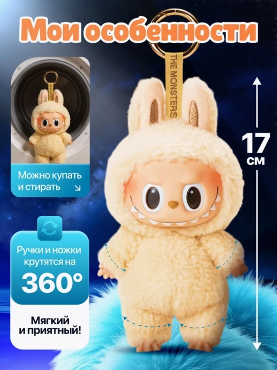 Labubu мягкая игрушка, брелок сюрприз лабубу. 1, 2, 3 поколения