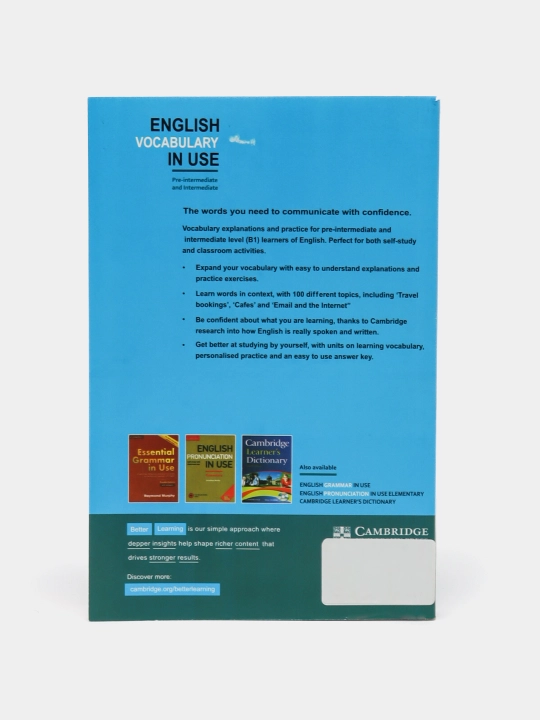 English Vocabulary in Use Elementary, Pre-Intermediate, Advanced, Upper-intermediate