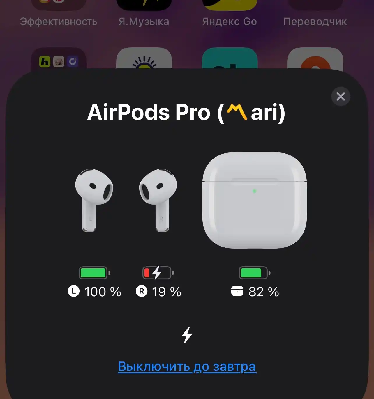 Pods 4 iPhone va Android uchun simsiz quloqchinlar, ANC, USB va g‘ilof sovg‘a