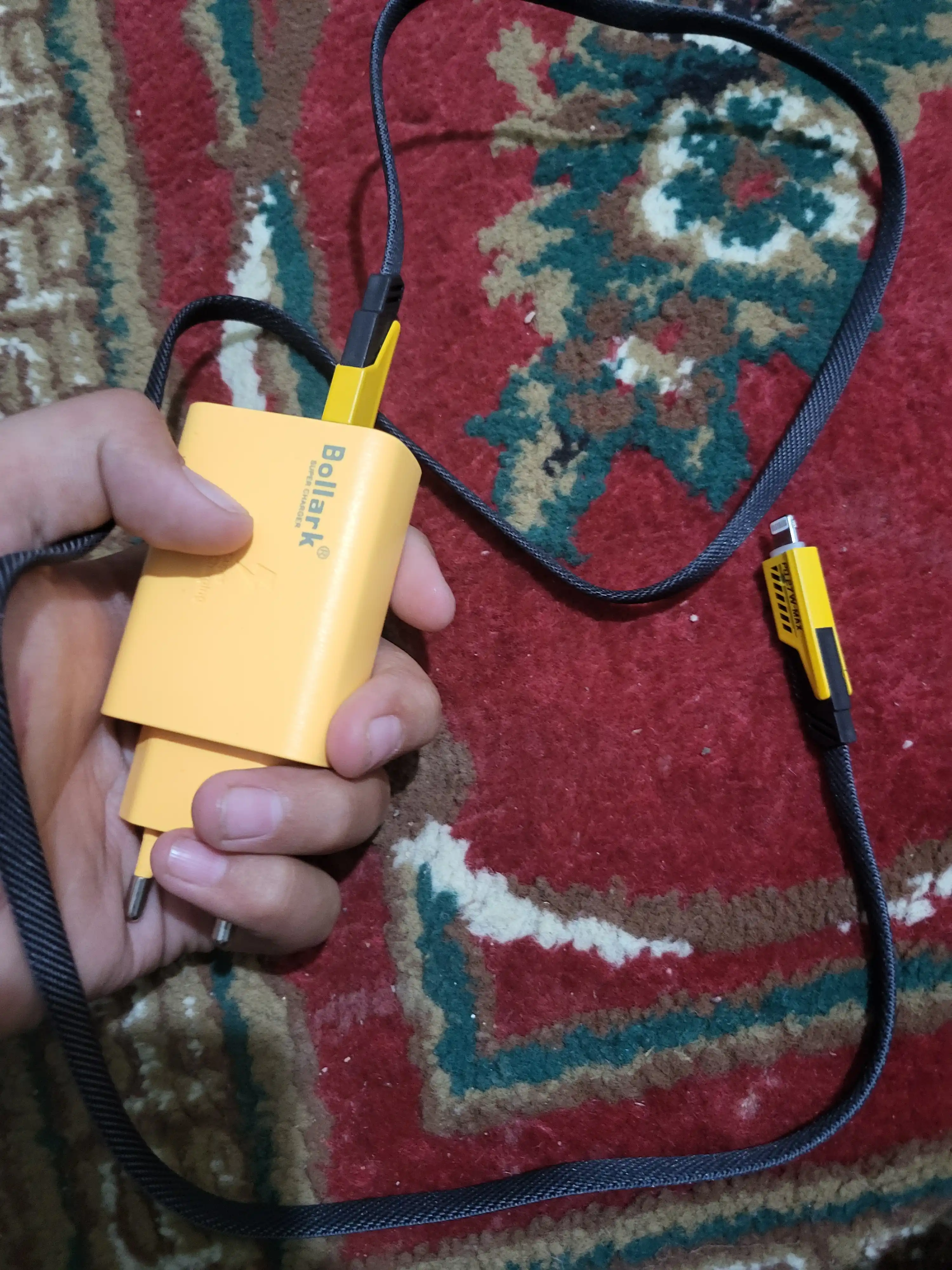 Адаптер 120W для быстрой зарядки — USB и Type-C