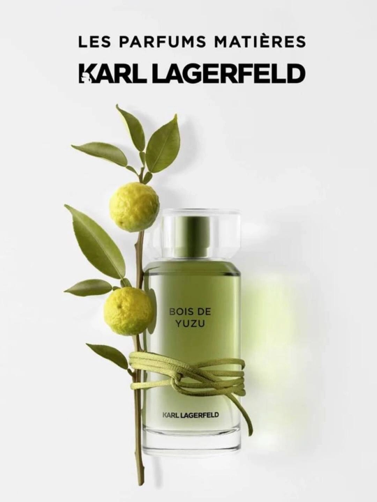 Erkaklar uchun xushbo'ylangan suv Karl Lagerfeld Bois De Yuzu, 100 ml, Fransiya - 
