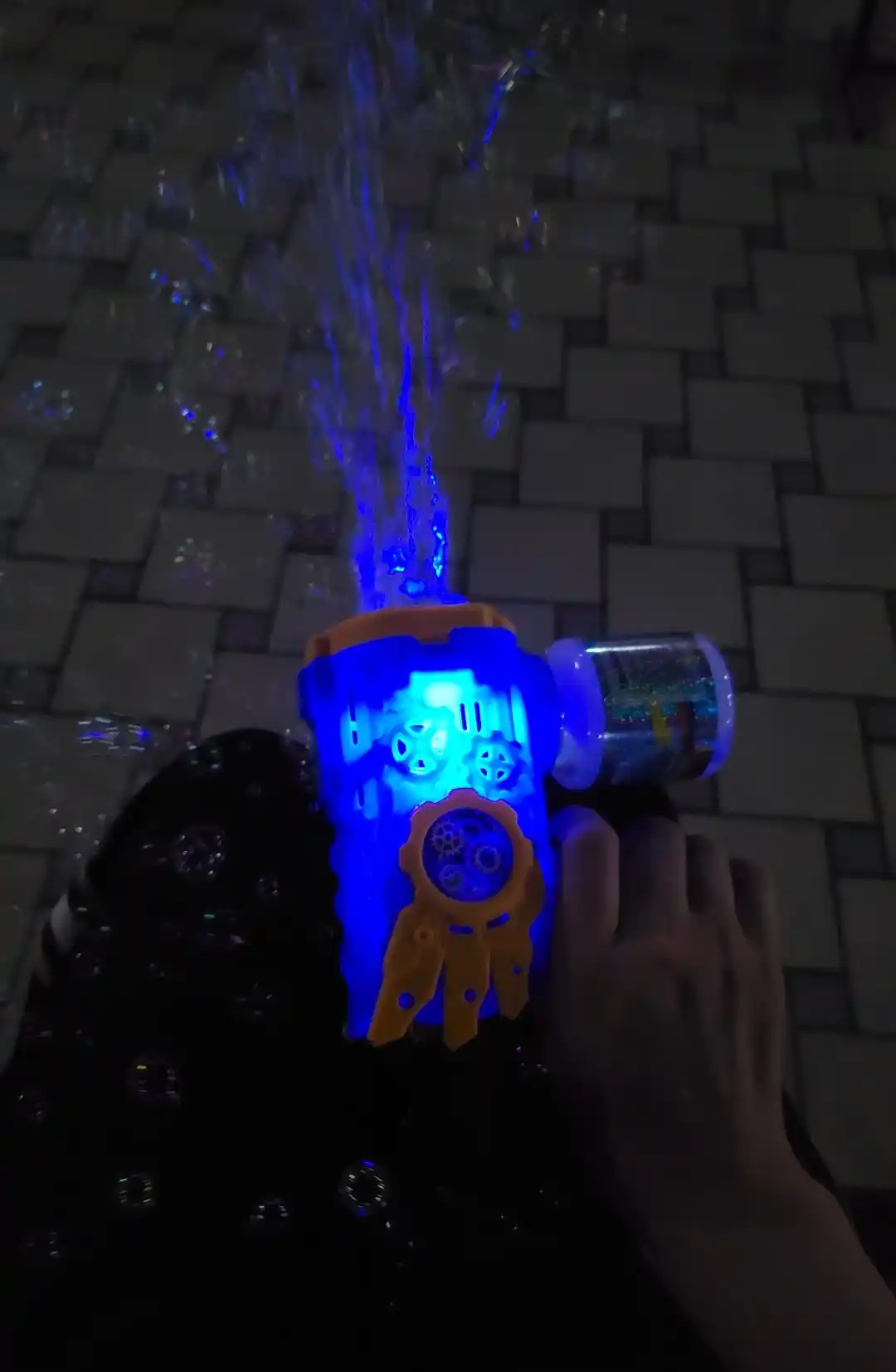 BUBBLE GUN генератор - пистолет мыльных пузырей, игрушка для детей