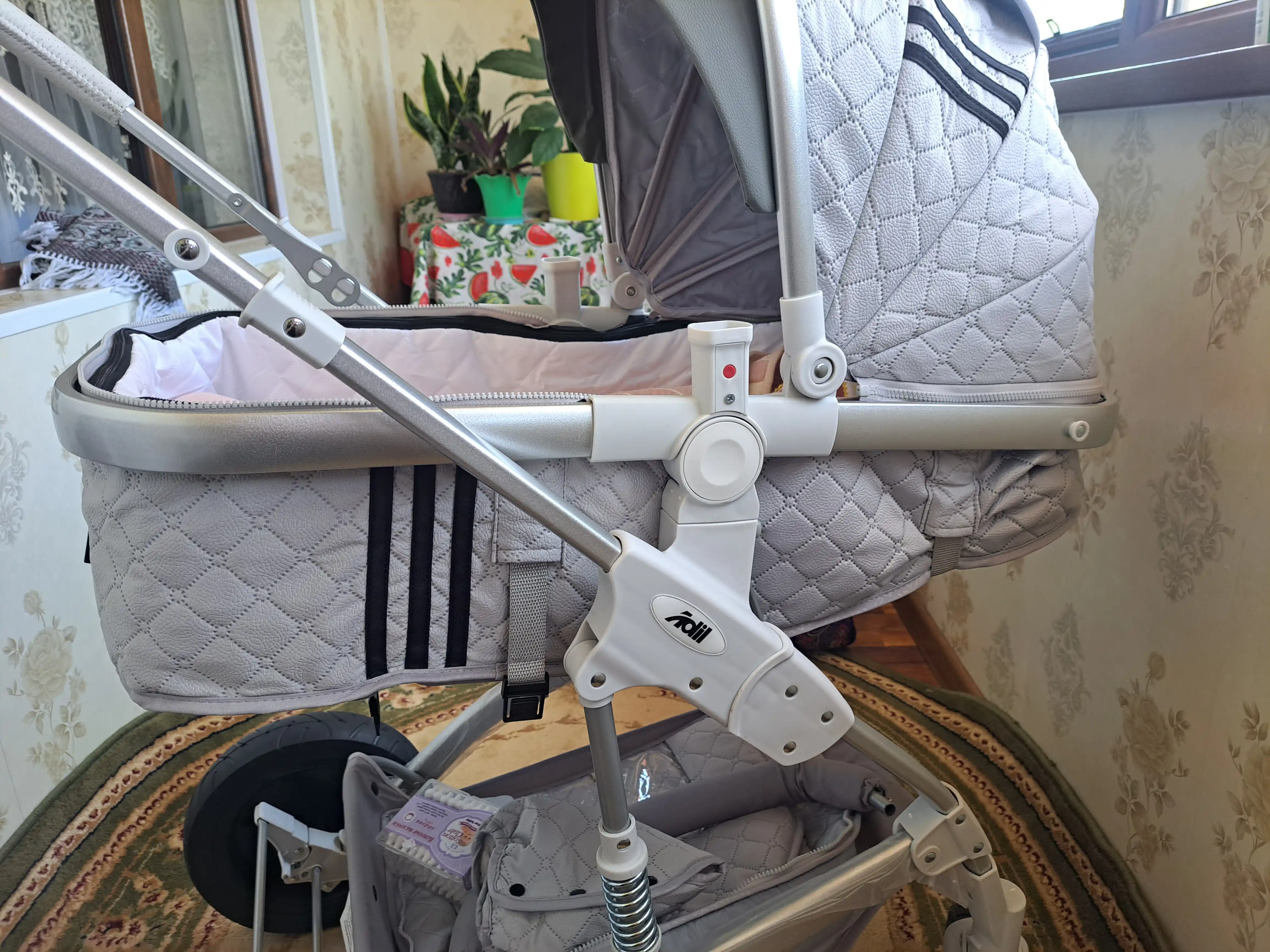 Детская коляска Adil Baby mom, 2 в 1, удобная и прочная