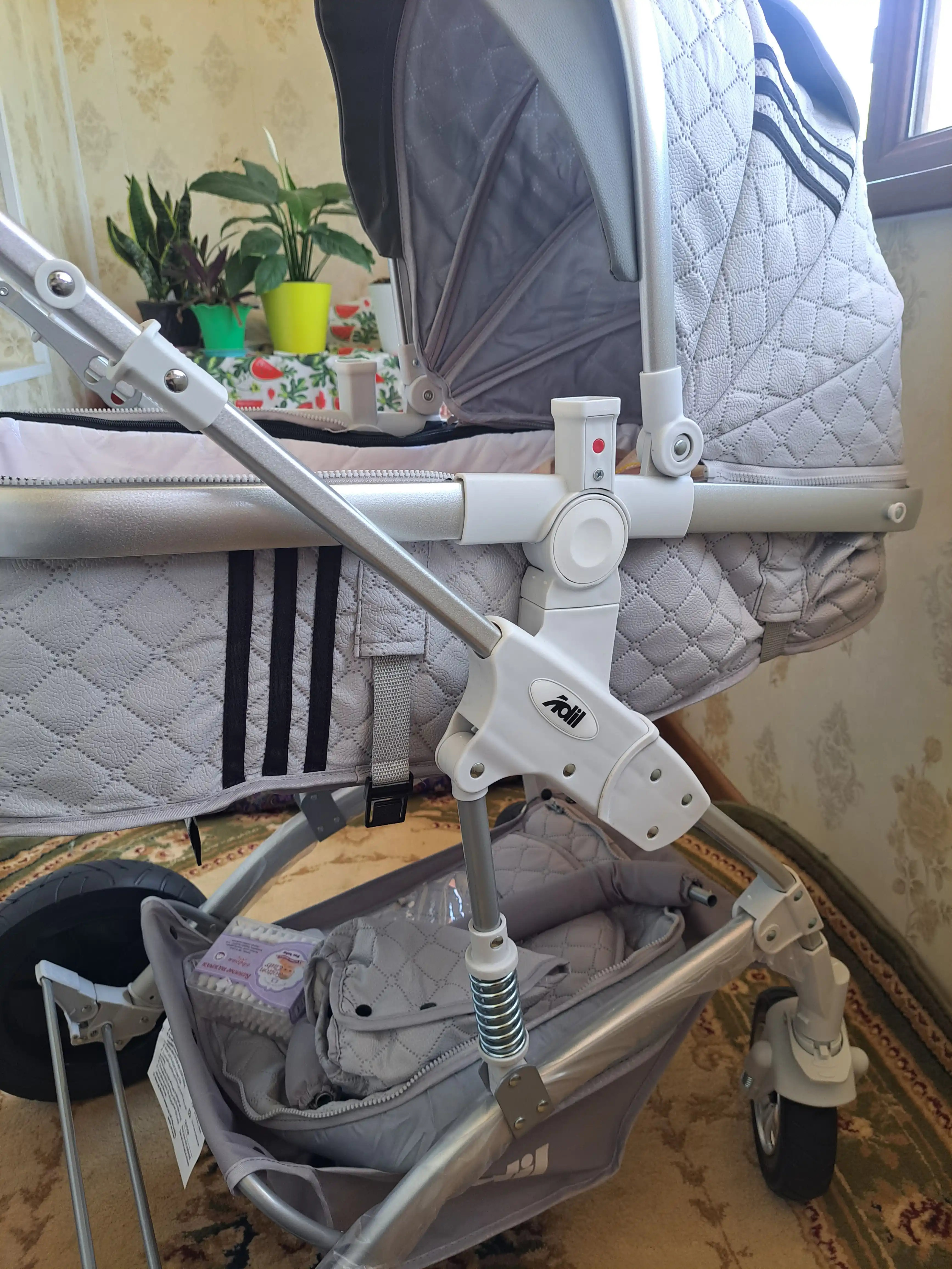 Детская коляска Adil Baby mom, 2 в 1, удобная и прочная