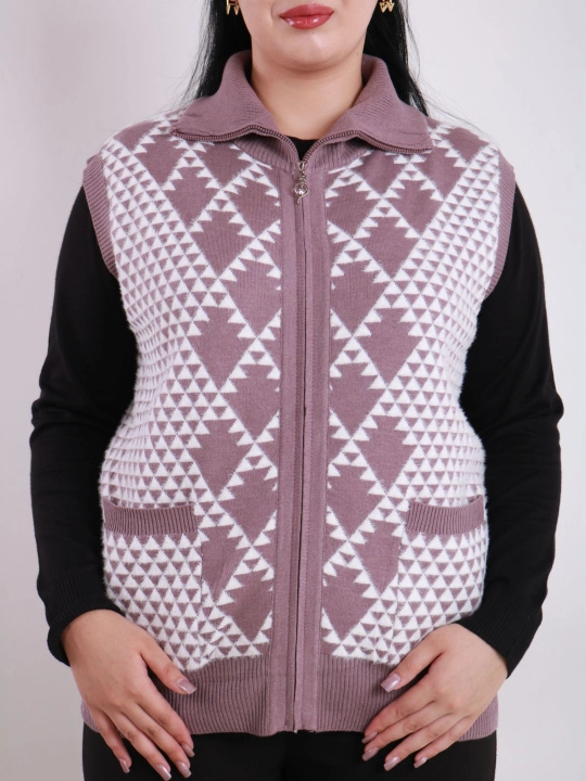 Ayollar angora jiletkasi – yumshoq, iliq, universal o‘lcham