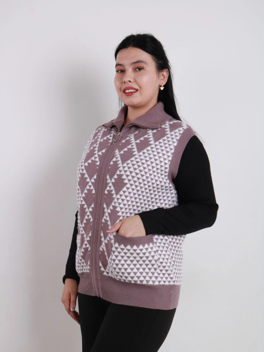 Ayollar angora jiletkasi – yumshoq, iliq, universal o‘lcham