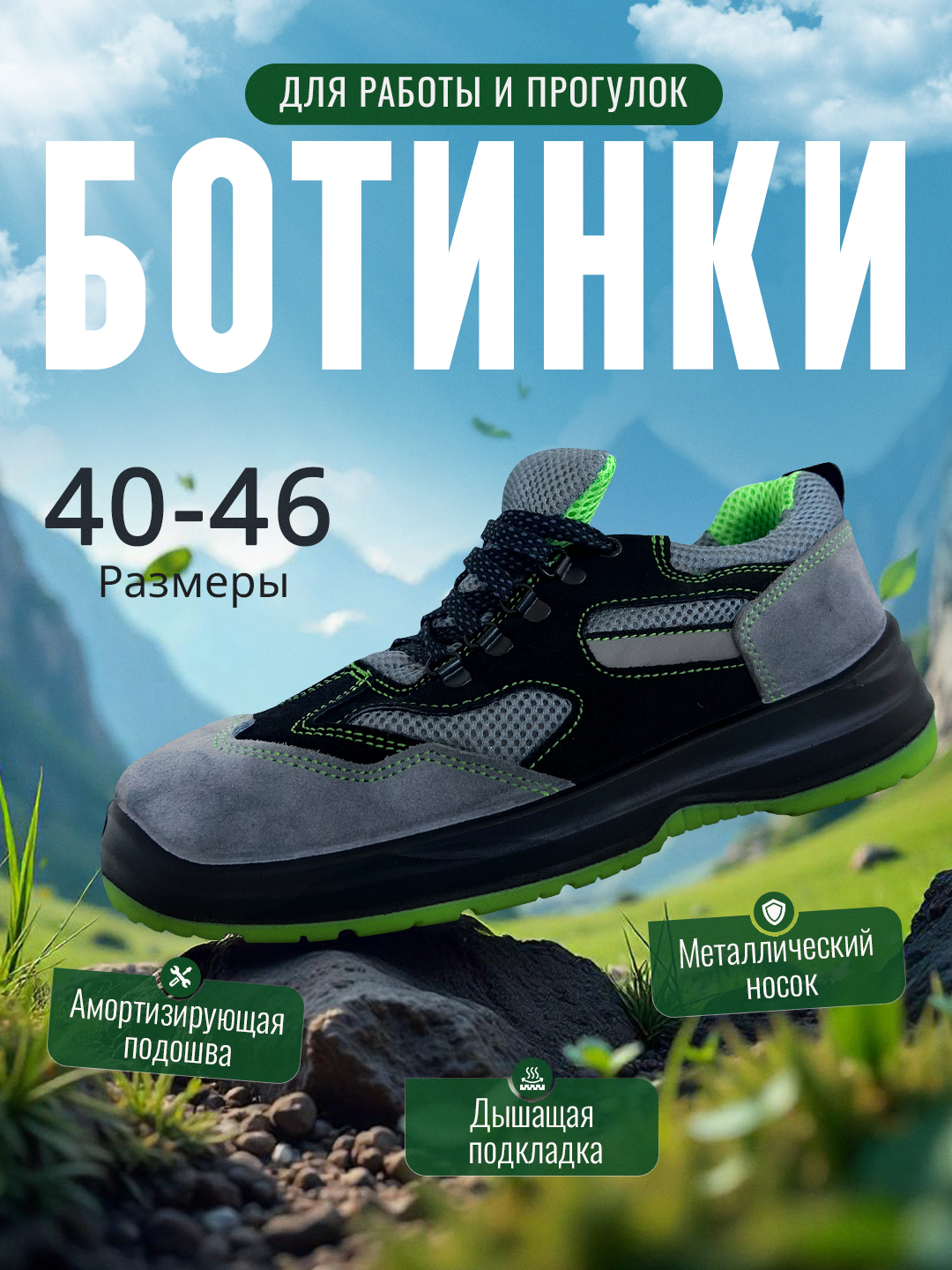 Superstepcross botinkalar erkaklar uchun (ASOSIY)