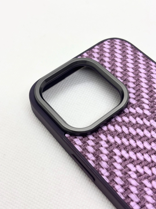 Чехол с плетёным узором для iPhone 11, 12, 13, 14, 15, 16, 16 Pro, 16 Pro Max