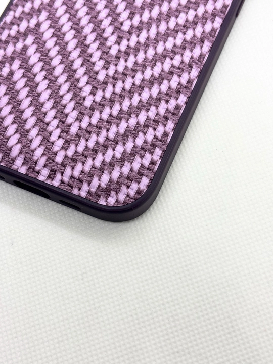 Чехол с плетёным узором для iPhone 11, 12, 13, 14, 15, 16, 16 Pro, 16 Pro Max