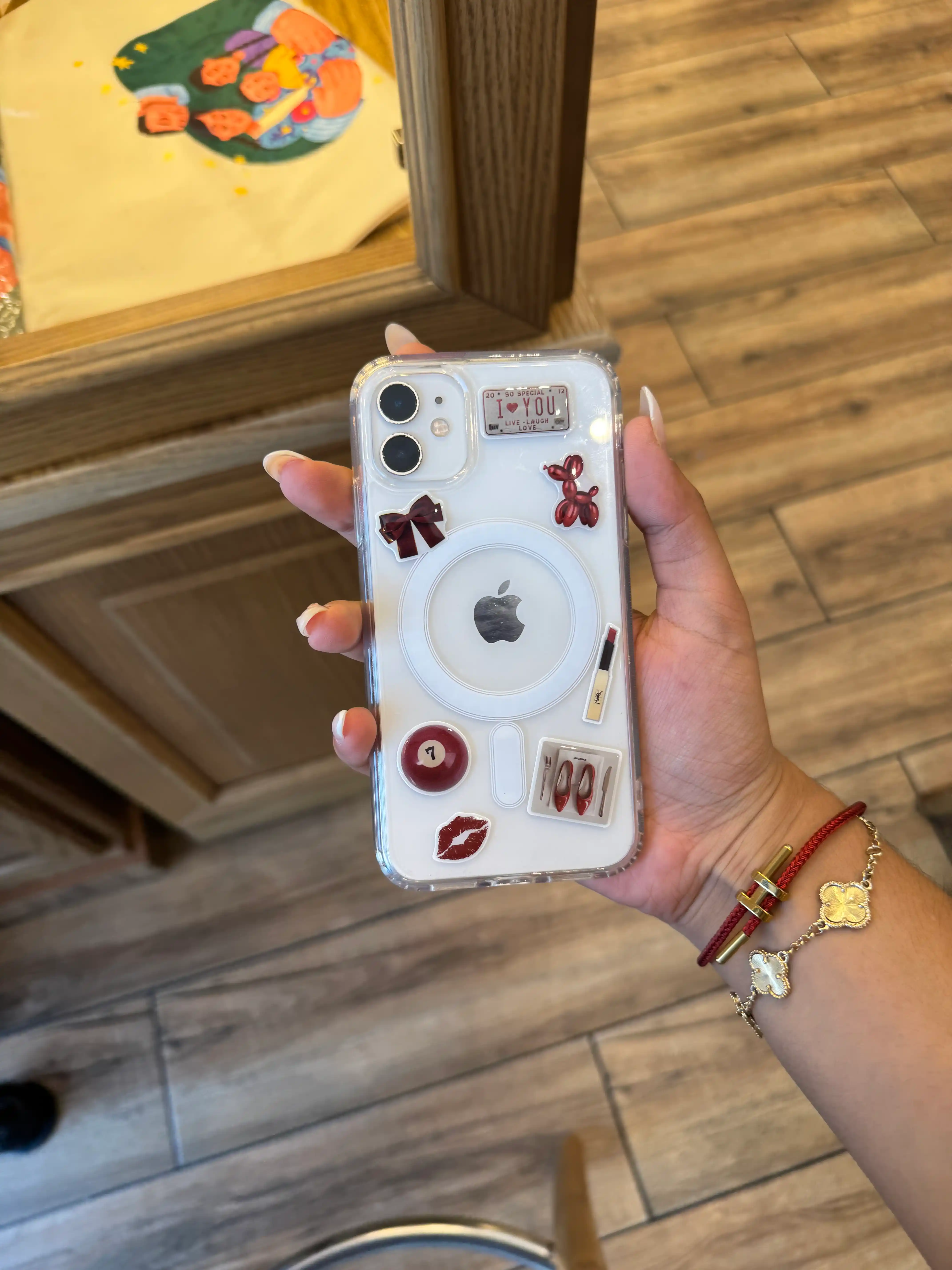 3D stikerlar to'plami telefon va kompyuterlar uchun, nakleykalar