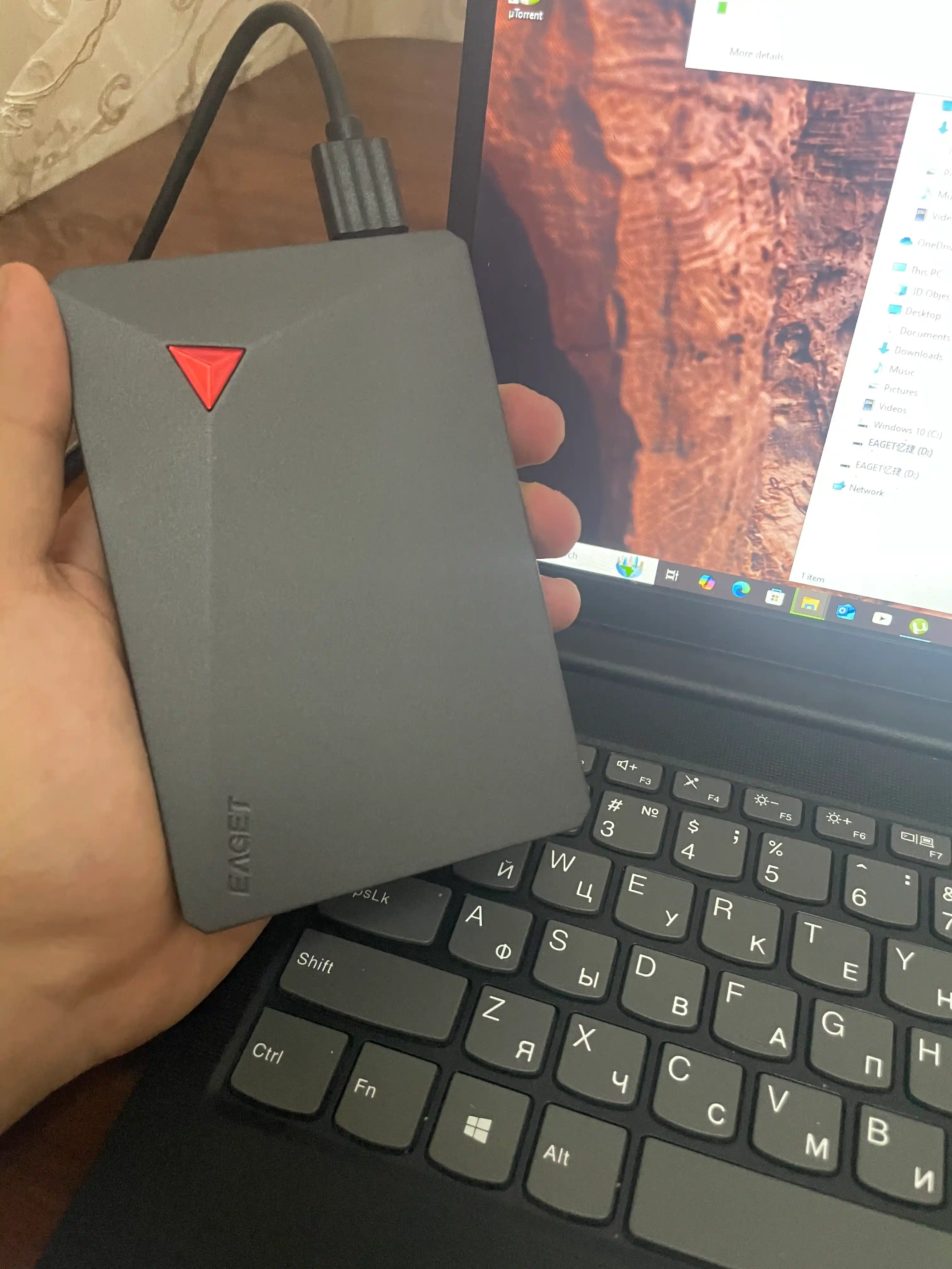 Tashqi portativ qattiq disk, EAGET 250GB 320GB 500GB 1TB, USB 3.0