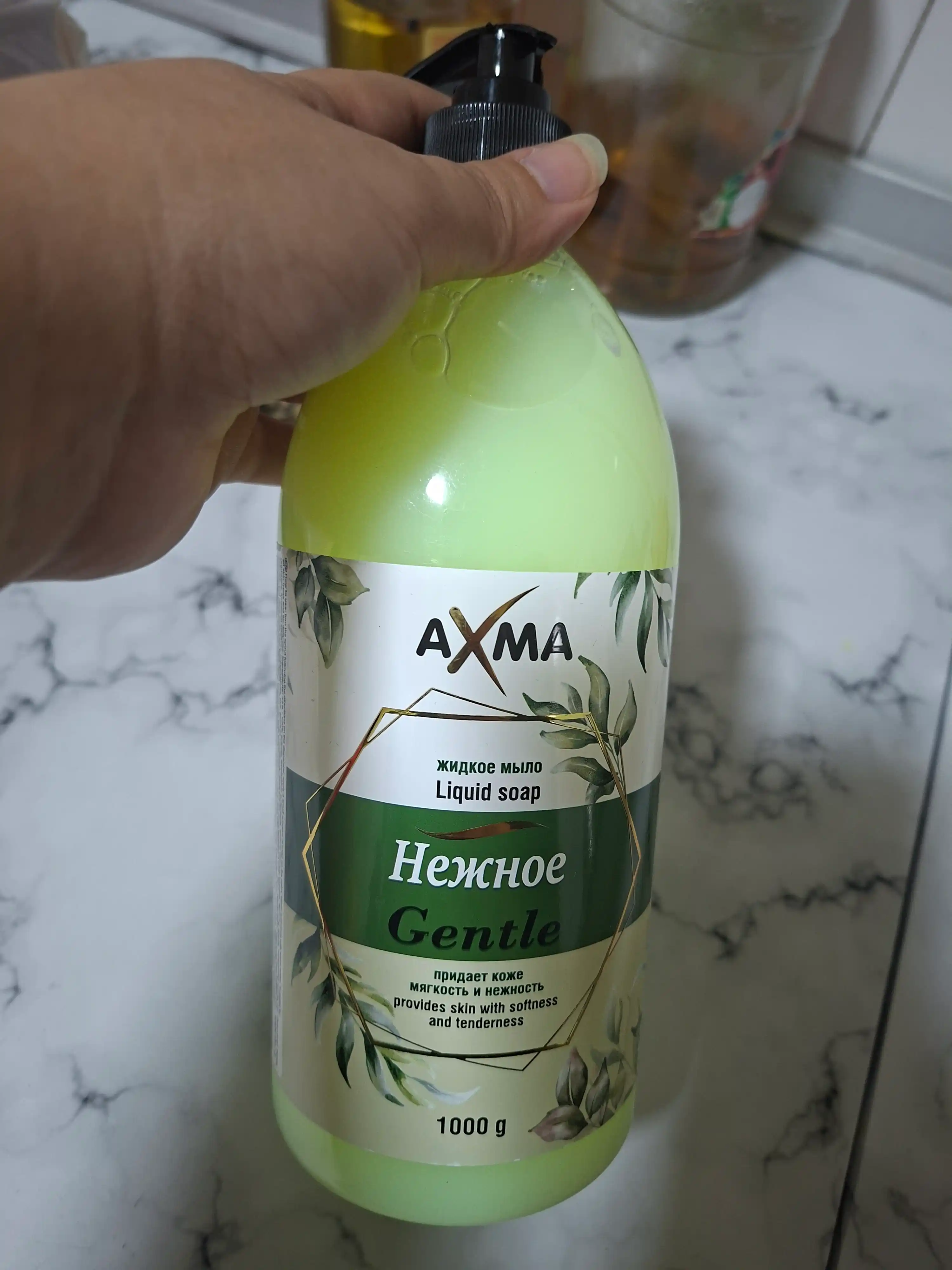 Suyuq sovun АХМА yumshoq, 1000 gr